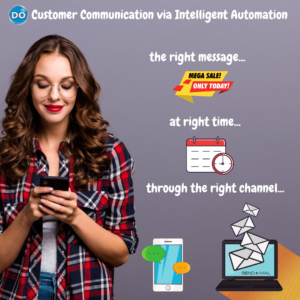 customer communication via intelligent automation