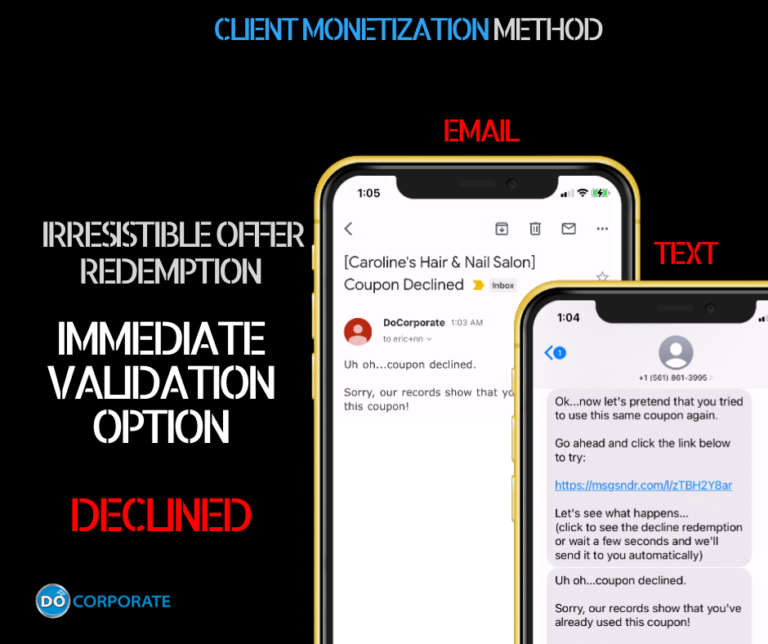 Salon Client Coupon Redemption Declined